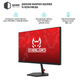 Монітор 25" QUBE Overlord G25F240S - зображення 5
