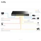 PoE-коммутатор 29-портовый управляемый L2 Cudy GS2028PS4-300W гигабитный с 24 портами PoE, 300W (73-00540) - изображение 4