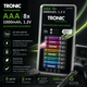 Аккумуляторные батарейки TRONIC AAA 1000 mAh 1.2V Ni-MH HR03 Micro предварительно заряженные, комплект 8 шт - изображение 1