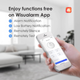 Дымовая сигнализация WISUALARM Wi-Fi 3 шт с фотоэлектрическим датчиком, уведомления на смартфон, 85 дБ, сменная батарея - изображение 8