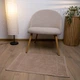 Махровое полотенце для ног Коврик GM Textile 50х70см 500г/м2 (Капучино) - изображение 4
