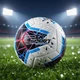 Мяч футбольный TK Sport №5 420 грамм Black/Blue/White (C44442/3) - изображение 6