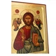 Писаная греческая Икона Спаситель Иисус Христос 22,5×29 см - изображение 3