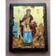 Писаная икона Святая Варвара Великомученица 22×28 см - изображение 2