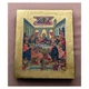 Писаная под старину икона Тайной Вечери 15×19 см - изображение 2