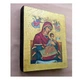 Писаная греческая икона Божией Матери 15×19 см - изображение 3