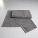 Набір банних махрових рушників з Бордюром 2шт GM Textile 50х70см, 70х140см (Сірий) - зображення 1