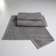 Набор банных махровых полотенец с Бордюром 3шт GM Textile 50х70см, 50х90см, 70х140см (Серый) - изображение 1