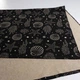 Пляжное полотенце большое тонкое махровое с принтом GM Textile 70х150 см 300 г/м2 (Черный) - изображение 3