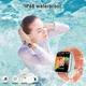 Смарт-годинник Ordtop P32 Orange: стильний фітнес-трекер з моніторингом здоров'я та водозахистом IP68, новий гаджет для спорту - зображення 6
