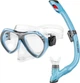 Набор маска и трубка Aqua Speed AURA + EVO 9945 голубой Детские One Size - изображение 1