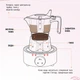 Гейзерная кофеварка с двойным клапаном MHW-3BOMBER Double Valve Moka Pot 100 мл Голубая (M6575BL-OS) - изображение 6