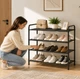 Полиця для взуття Shoe Rack 67 х 23 х 64 см 4 полиці на 12 пар (04 SR) - зображення 5