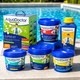 Хімія для басейну AquaDoctor Super Kit 5в1 набір хімії для дезінфекції та очищення води в басейні набір для старту та догляду за басейном хлор + pH мінус + альгіцид + флокулянт - зображення 2