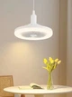 Вентилятор люстра Multi-function Fan Light 2в1 стельовий світильник з вентилятором E27 нейтральне світло 4000K LED лампа з циркуляцією повітря три режими роботи освітлення та обдув для кухні їдальні кабінету робочої зони компактний формат - зображення 1