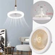 Вентилятор люстра Multi-function Fan Light 2в1 стельовий світильник з вентилятором E27 нейтральне світло 4000K LED лампа з циркуляцією повітря три режими роботи освітлення та обдув для кухні їдальні кабінету робочої зони компактний формат - зображення 4