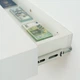 Полиця настінна Fedor'Kov A14 з прихованим відділенням та RFID замком, МДФ фарбований, 90×30×12,5 см, Сигнальний білий - зображення 8