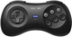 Беспроводной геймпад 8BitDo 8Bitdo M30 2.4G для Sega Genesis Mini, Mega Drive Mini и Switch с 6-кнопочной раскладкой для Windows 10, 11, Nintendo Switch, Sega Black - изображение 3