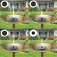 Плавающий садовый фонтан с солнечной панелью и различными насадками Solar Fountain Черный - изображение 3