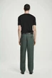 Штани чоловічі лляні COS relaxed linen tapered trousers 1275811003 Eur 52 Зелений - зображення 3