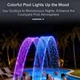 Фонтан для бассейна на солнечной панеле с RGB-подсветкой / Портативный складной двойной распылитель для бассейна - изображение 5