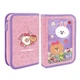 Пенал твердий Yes одинарний з клапаном HP-03 Line Friends Always Together (533731) - зображення 1