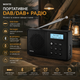 Портативное DAB/DAB+ FM радио WOVTE с Bluetooth, аккумулятором 2200 мАч, будильником и таймером - изображение 1