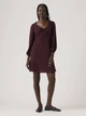 Платье короткое осеннее женское Levi`s 796431688 XS Бордовое (1160419347) - изображение 3