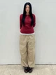 Лонгслив длинный женский Uniqlo 987324447 L Красный (1160532000) - изображение 4