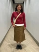 Лонгслив длинный женский Uniqlo 987324447 L Красный (1160532000) - изображение 5