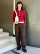 Лонгслив длинный женский Uniqlo 987324447 L Красный (1160532000) - изображение 9