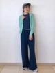 Толстовка женская Uniqlo 640271525 L Зеленая (1160533565) - изображение 5
