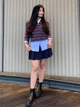 Поло женское UNIQLO 465486541 M Коричневое/Синее (1159863346) - изображение 8
