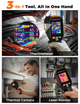 Тепловизор TI01 с ИК-камерой 240×240, лазерным указателем, IP54, диапазон -20°C…550°C, тепловизионная камера для диагностики - изображение 4