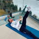 Спортивний набір BLACKROLL® Athlete Performance Set для тренувань та відновлення, еспандери LOOP BAND Blue, SUPER BAND Green та ролик SLIM - изображение 7
