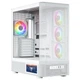 Корпус Modecom VOLCANO AQ400 ARGB MIDI SIDE LCD 6,2”, 4x120mm fans WHITE без БП ATX - изображение 1
