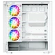 Корпус Modecom VOLCANO AQ400 ARGB MIDI SIDE LCD 6,2”, 4x120mm fans WHITE без БП ATX - изображение 2