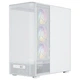 Корпус Modecom VOLCANO AQ400 ARGB MIDI SIDE LCD 6,2”, 4x120mm fans WHITE без БП ATX - изображение 12