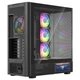 Корпус Modecom VOLCANO AQ400 ARGB MIDI SIDE LCD 6,2”, 4x120mm fans BLACK без БП ATX - изображение 3