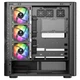 Корпус Modecom VOLCANO AQ400 ARGB MIDI SIDE LCD 6,2”, 4x120mm fans BLACK без БП ATX - изображение 6