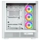 Корпус Modecom VOLCANO AQ500 ARGB MIDI FRONT LCD 6,2”, 4x120mm fans WHITE без БП ATX - изображение 12