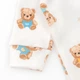 Человечек Dexter`s с застежкой-молнией и манжетами bears 86 см белый - изображение 5