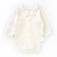 Боди Dexter`s-рубашка для мальчика с бабочкой collar bow из рибаны 74 см молочный - изображение 1