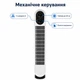 Напольный портативный вентилятор 40 Вт колонный с механическим управлением таймером и 3 скоростями компактный тихий для квартиры офиса и спальни Белый с Черным - изображение 7