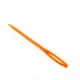 Голка для пряжи шнурів шпагатів макраме в'язання 70мм пластмасова (001002) - изображение 2