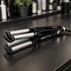 Плойка-гофре тройная BaByliss PRO Ionic 3D Waver 19 мм профессиональная для парикмахеров и укладки волос (ETT963ZBAB) - изображение 1