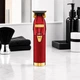 Триммер для барберов и парикмахеров BaByliss PRO Skeleton Red FX профессиональный для бороды, окантовки и фейда, бесщеточный Ferrari DC мотор, T-образный DLC нож 40 мм, Zero Gap, Li-Ion аккумулятор, EDM Technology, 7200 об/мин (EZ96XF) - изображение 1