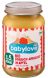 Органічний фруктовий перекус Babylove персик та абрикос у яблуках, 190 г - изображение 1