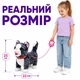 Интерактивный котик на поводке, который ходит и поёт, мягкая плюшевая игрушка, мяукает, лижет язычком, 25 см - изображение 4