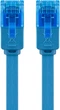 Патч-корд Goobay RJ45 UTP6a 1.0m patch AWG30 Flat OD=1.5x6.0mm Cu синій(75.09.6306) - изображение 3